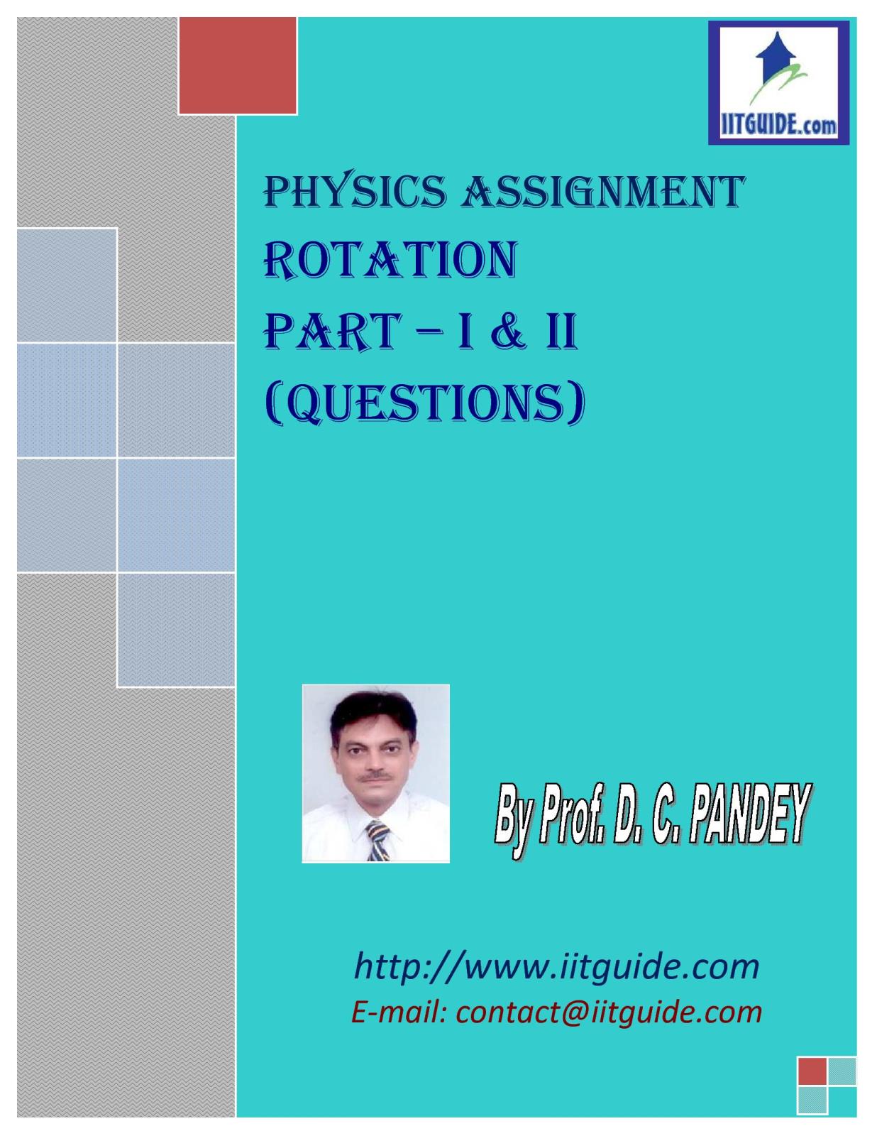 IIT JEE Main Advanced Physics Problems - Rigid Body Dynamics