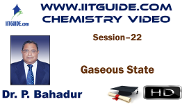 IIT JEE Main Advanced Coaching Online Class Video Chemistry – Gaseous State
