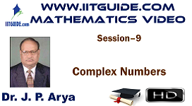 IIT JEE Main Advanced Coaching Online Class Video Math - Complex Numbers