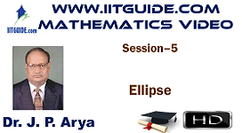 IIT JEE Main Advanced Coaching Online Class Video Math - Ellipse