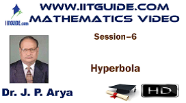 IIT JEE Main Advanced Coaching Online Class Video Math - Hyperbola