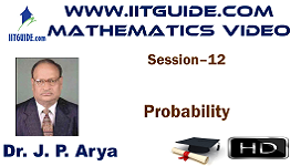IIT JEE Main Advanced Coaching Online Class Video Math - Probability