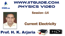 IIT JEE Main Advanced Coaching Online Class Video Physics - Current Electricity