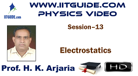 IIT JEE Main Advanced Coaching Online Class Video Physics - Electrostatics
