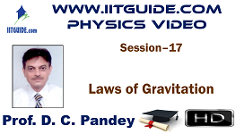 IIT JEE Main Advanced Coaching Online Class Video Physics - Laws of Gravitation