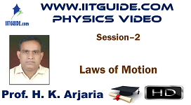 IIT JEE Main Advanced Coaching Online Class Video Physics - Laws of Motion