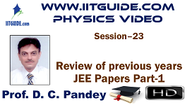 IIT JEE Main Advanced Coaching Online Class Video Physics - previous years IIT-JEE  Papers 1