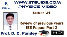 IIT JEE Main Advanced Coaching Online Class Video Physics - previous years IIT-JEE  Papers 2