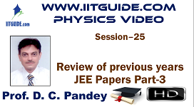 IIT JEE Main Advanced Coaching Online Class Video Physics - previous years IIT-JEE  Papers 3