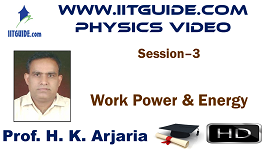 IIT JEE Main Advanced Coaching Online Class Video Physics - Work Power Energy